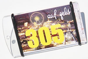 Schlüsselanhänger zum Bewerben von