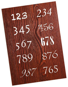 Mahagoni-Design Schlüsselanhänger